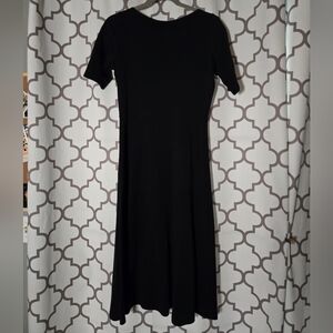 Cobalt Street Black Midi Dress